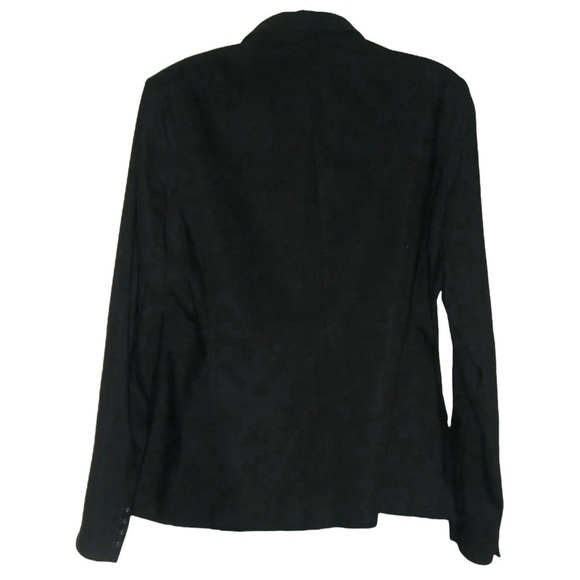 Lane Bryant Blazer Black Plus Size Modernist Business Work Prep Academia Jacket - Picture 4 of 11